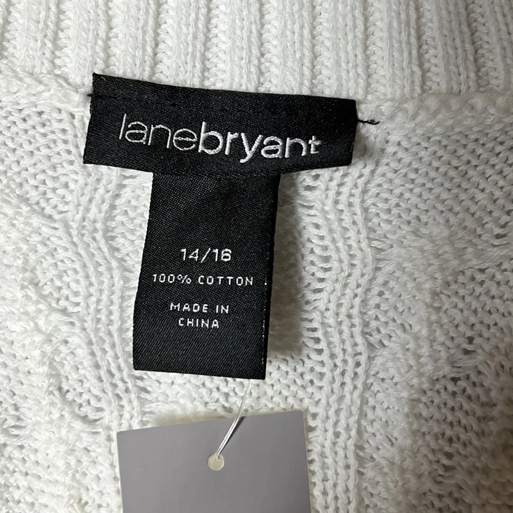 Lane Bryant white cable